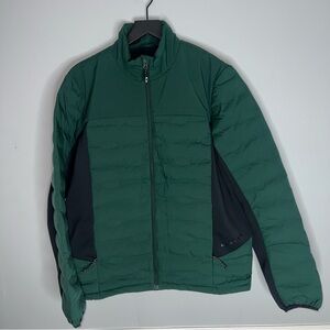 Oakley Eclipse RC Quilted Puffer Jacket Mens Large Green Thermore Insulated